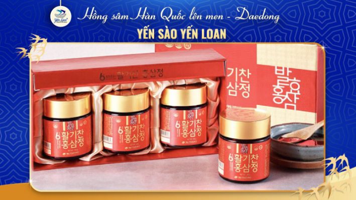 Hồng Sâm Hàn Quốc lên men - Daedong - Yến sào Yến Loan