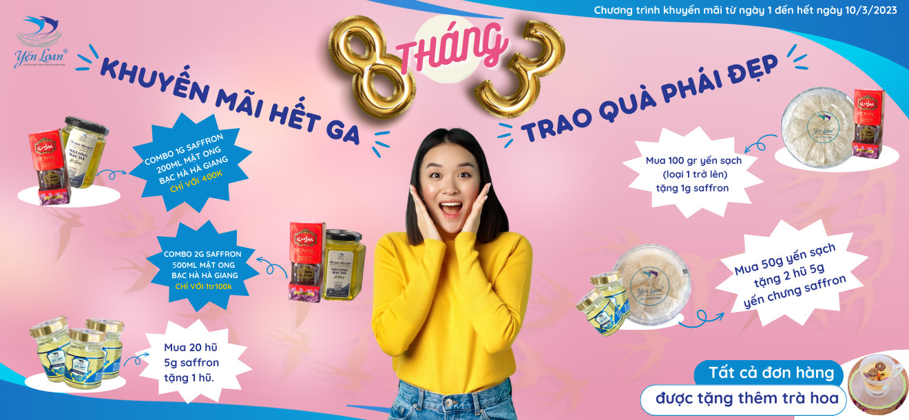 YẾN LOAN CHÀO MỪNG NGÀY QUỐC TẾ PHỤ NỮ 8/3