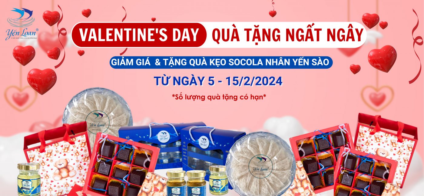 Valentine's Day - Quà tặng "Socola Yến sào" Ngọt Ngào!